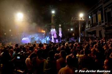 Telde se asusta con el Perro Maldito en Valsequillo (Foto Francisco Javier Santana, Acfi Press y TA)